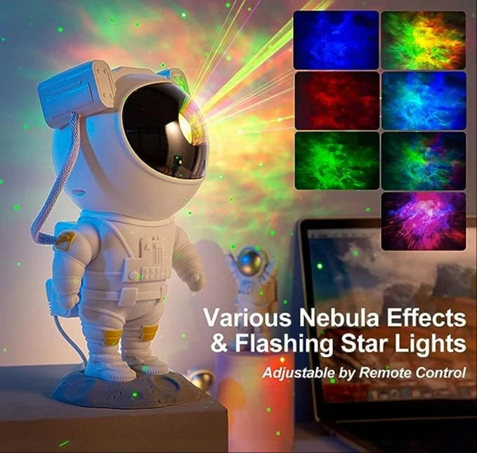 Astronaut Projector Lamp - Galaxy Night Light for Home